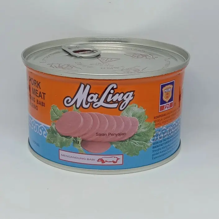 Ma Ling TTS Luncheon Pork Meat 397gram / Daging Ham Babi Maling NON HALAL Food Foods 0