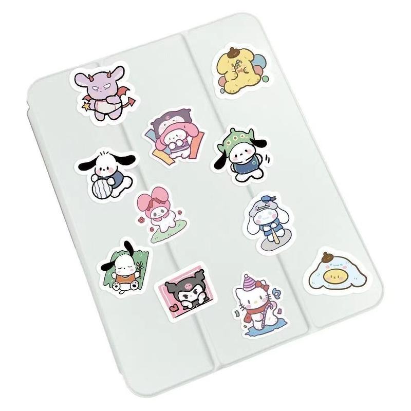 Product Introduction of Set 100 Sticker Sanrio Vẽ Tay Cute, Nhãn Dán Trang Trí Góc Học Tập, Vali Mũ Bảo Hiểm, Laptop, Phụ Kiện Dễ Thương 16