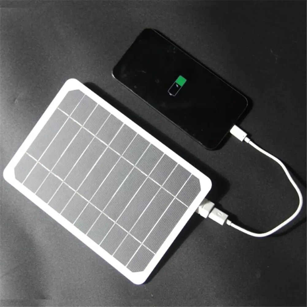 Areas Without Electricity Portable Solar Charger 5V 10W Solar Panel Good Quality High Conversion Rate High Efficiency