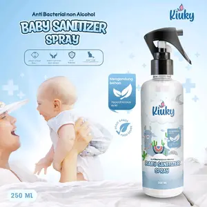 KIUKY BABY SANITIZER SPRAY-anti bacterial non alkohol 250ml Bayi Balita