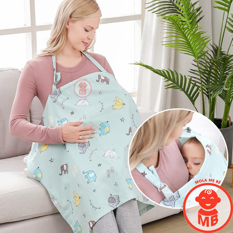  Combo 3 Khăn Choàng Che Con Bú Cho Mẹ Và Bé Tiện Lợi 