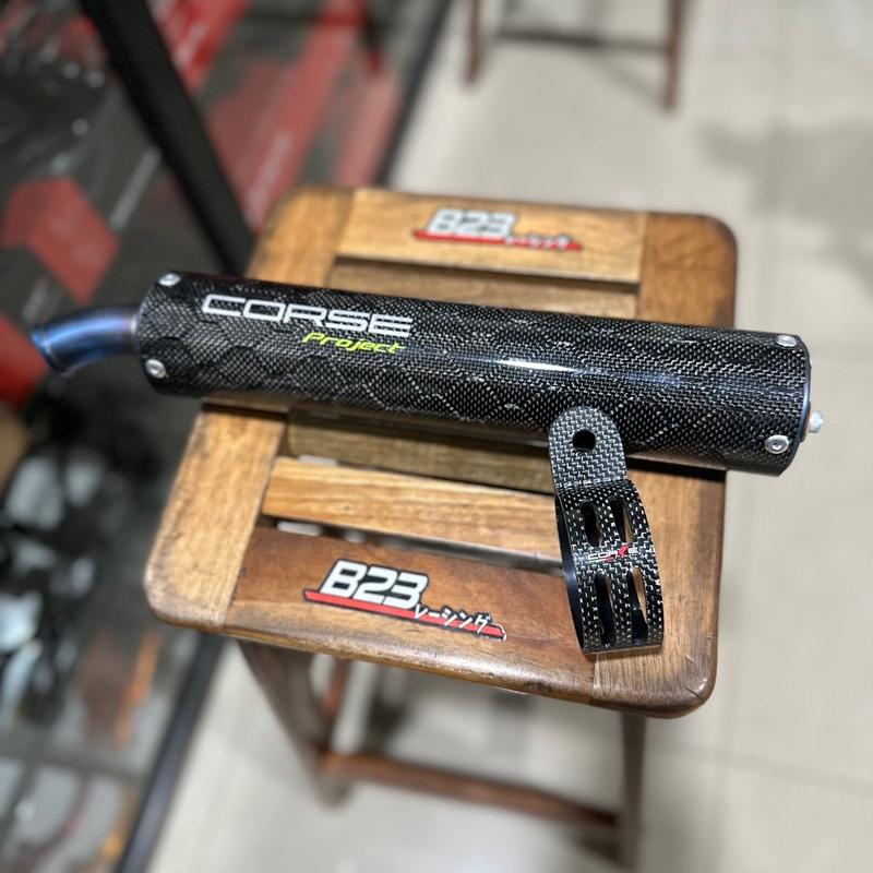 selencer knalpot corse project original carbon kevlar free kleman selincer 4
