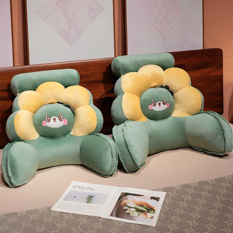Product Introduction of Flower Office Waist Cushion Cushion Waist Support Long-Sitting Artifact Waist Support Pillow Chair Sofa Seat Back Cushion 11