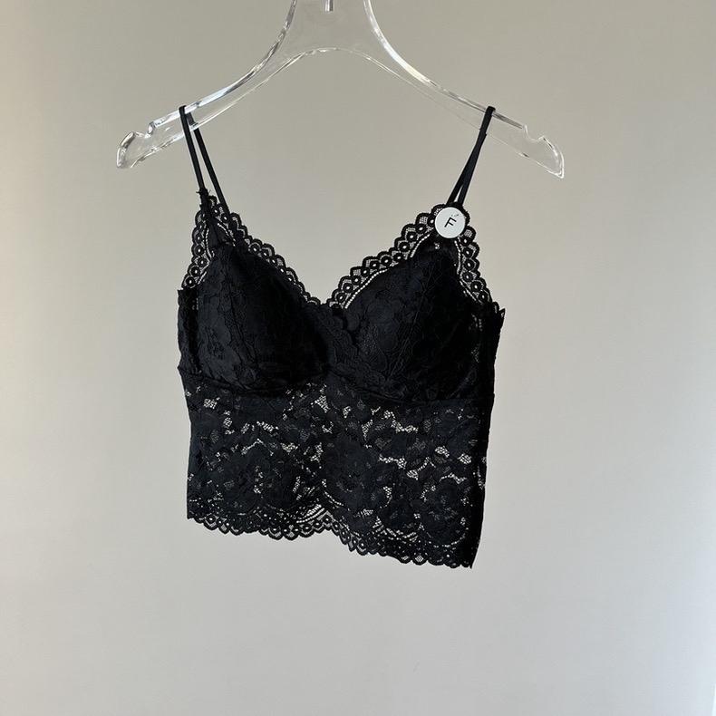 Áo Bra Ren 2 Dây Đệm Cao Su Non Bra6098 Co Giãn Thoải Mái - Top, Nữ