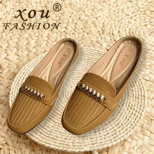 XOU Fashion new Flatshoes Wanita Santai Sepatu Slip-on A-22 Cocok untuk Kerja dan Jalan-jalan Sepatu Flat Wanita Korea Elegant