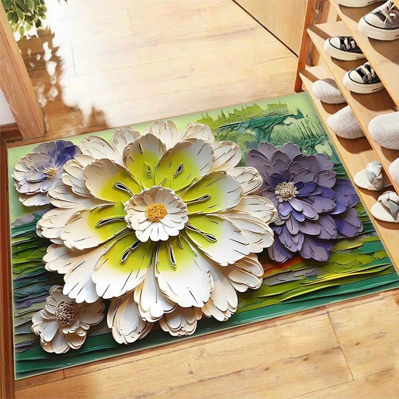 Product Introduction of COMBO 6 chiếc thảm lau chân hình hoạ tiếc hoa 5D .40x60 ( 6 HÌNH HOẠ TIẾT HOA NGẪU NHIÊN ) 12