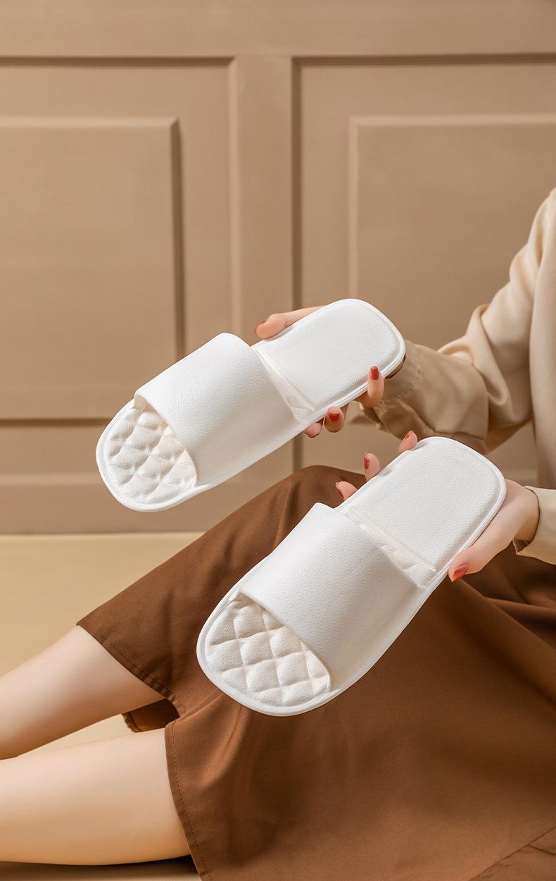 Product Introduction of New Folding Slippers Women's Indoor Slippers Home Non-Slip Eva Portable Travel Slippers 11