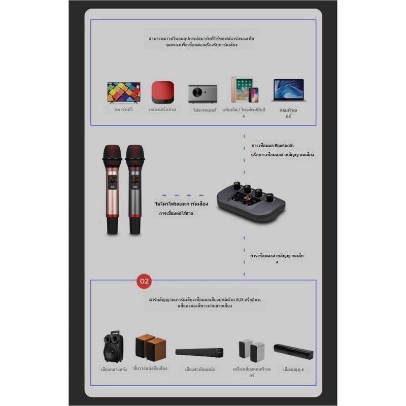 Car Karaoke Mic in the car. Dual microphone with receiver Bluetooth Mobile Phone Wireless Microphone and Connect to Car Radio Player by using FM Frequency Compatible All Car Radio Player With FM Radio Function + FM Transmitting Antenna 7