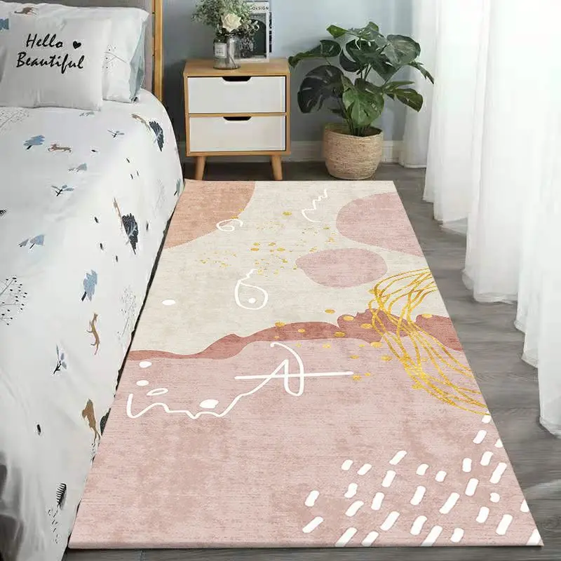 Home living room carpet modern and simple premium, suitable for bedroom, sofa and bed, lower sweatshirts, Nordic style, INS style, area rugs floor mats
