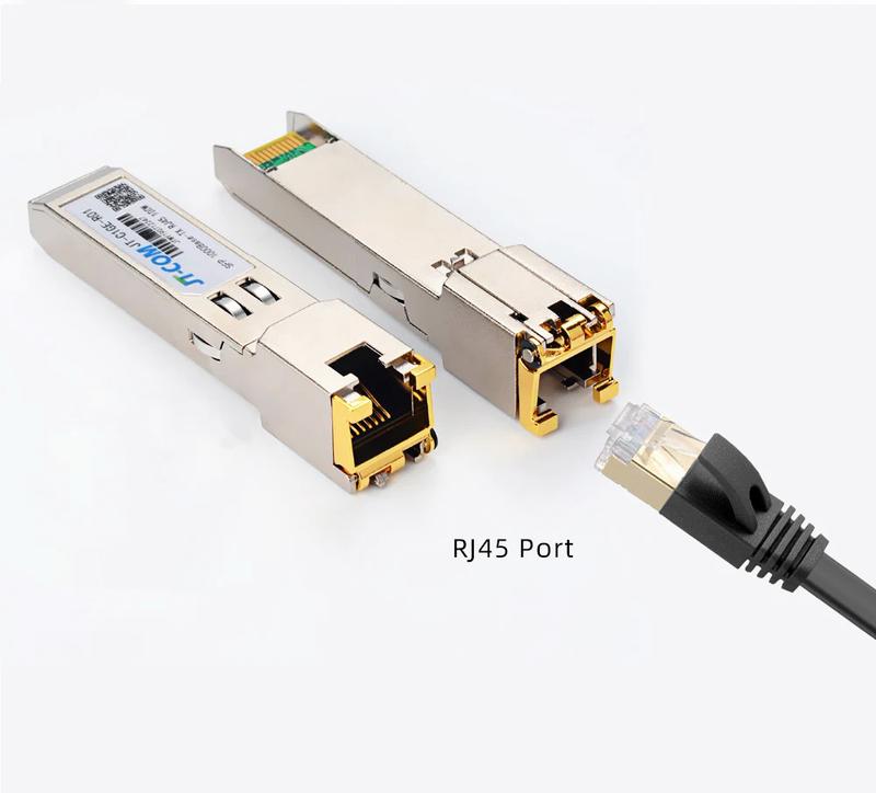 Product Introduction of SFP Module 1000Mbps SFP Copper RJ45 SFP Transceiver Module Compatible with Cisco/Microrotik Gigan bit Ethernet Switch. 5