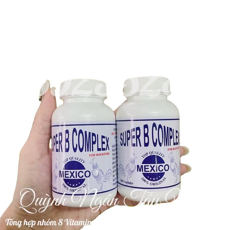 SUPERBCOMPLEX - THUỐC NUÔI GÀ ĐÁ CAO CẤP 100v Mexico