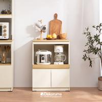 Gambar Dekoruma AOI Kabinet Lemari Dapur Kayu Minimalis - Kitchen Cabinet - Cokelat dari Dekoruma Official Store Kota Bekasi 1 Tokopedia
