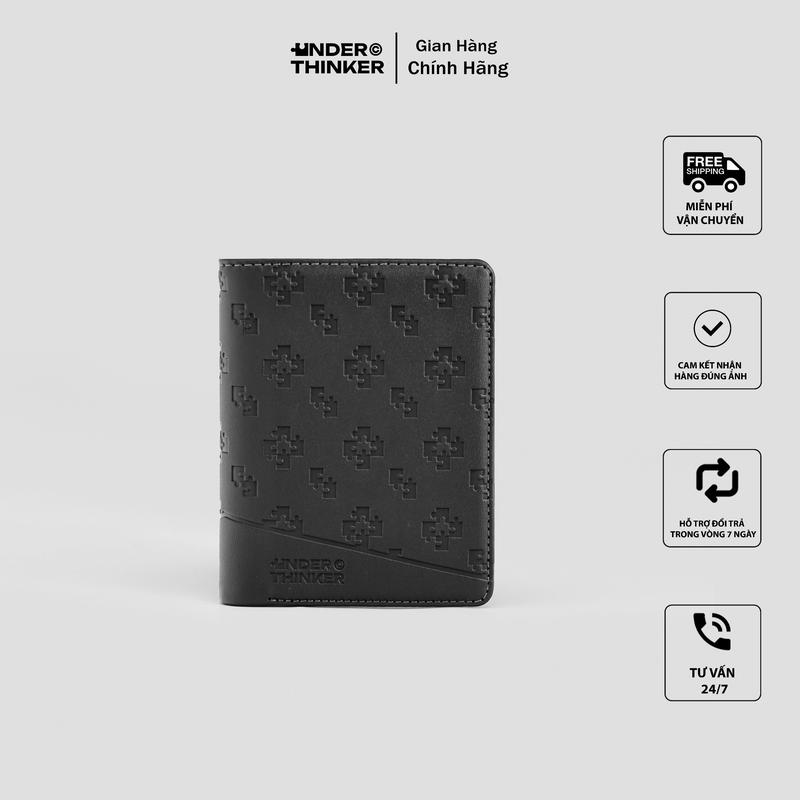 Ví Da Nam SNAPPY Dập Chìm Cao Cấp | Local Brand Chính Hãng UNDERTHINKER