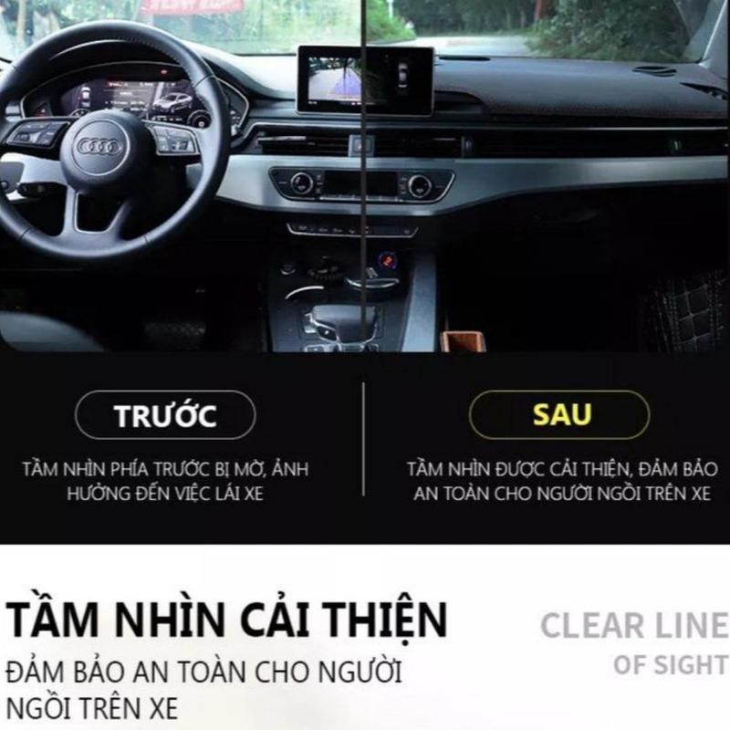 Thảm Phủ Taplo xe MG5 2022- 2024 chất liệu Da Vân Cacbon Cao Cấp Chống Nắng Hiệu Quả 8