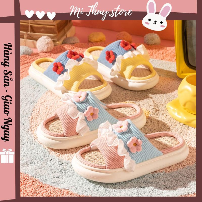 Dép 3 bông hoa siêu cưng (chọn tăng 1 size)