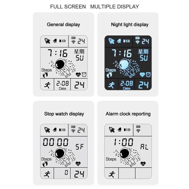 Product Introduction of Đồng Hồ Thể Thao LED Kỹ Thuật Số, Unisex, Với Màn Hình Phát Sáng, Silicon Thời Trang, I5G3 33