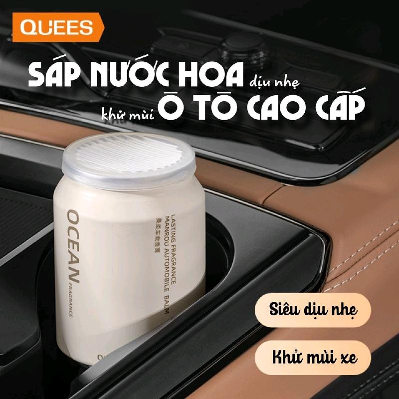 Sáp nước hoa Ô Tô QUEES CUP cao cấp - Khử mùi nội thất xe hơi - Thơm dịu nhẹ - Chống say xe - Sáp thơm ô tô sáp  thơm sap thom