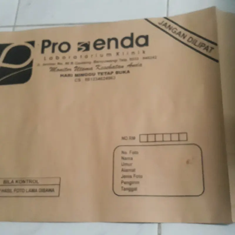 Sablon amplop 0