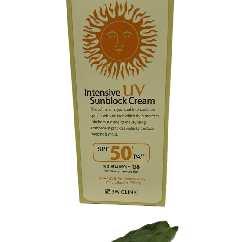 Kem chống nắng 3W Clinic Hàn Quốc Intensive UV Sunblock 70ml Skincare Dưỡng Body Nữ 5