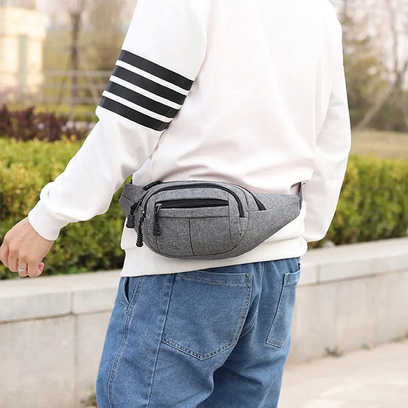 Túi Đeo Hông Thể Thao Bằng Nylon Cho Nam, Túi Đeo Hông Cho Bé Trai, Túi Đeo Chân Thả Rơi, Thắt Lưng Đeo Hông, Túi Du Lịch Đi Xe Máy, Túi Đeo Chéo Ví 6