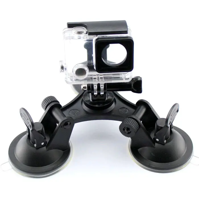 Suction Cup Holder 3 Feets Triangle Stand Holder for Xiaomi Yi / GoPro Glass Camera Foto Kamera Plastik Kaca 5