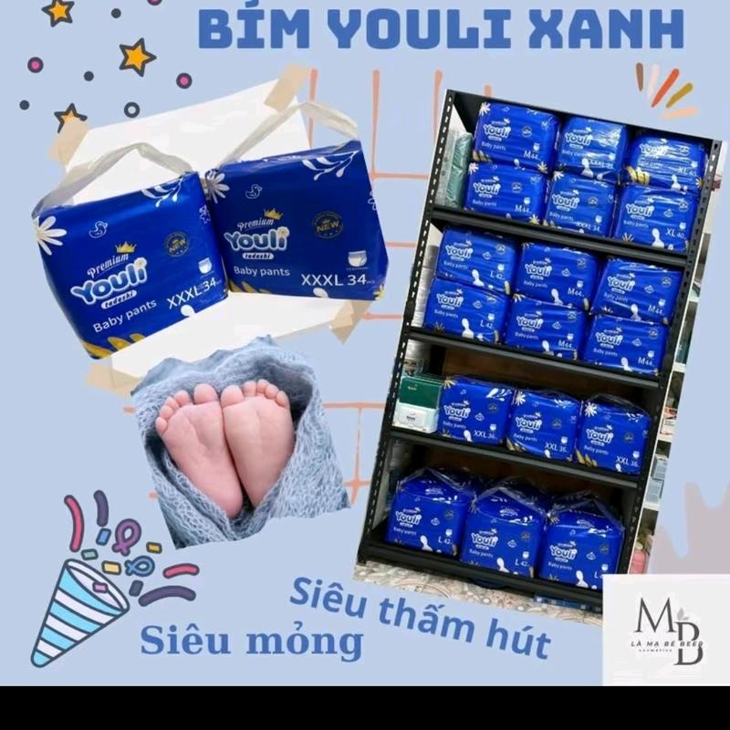 bỉm youli xanh dành cho bé 3-22 kg Women Nữ
