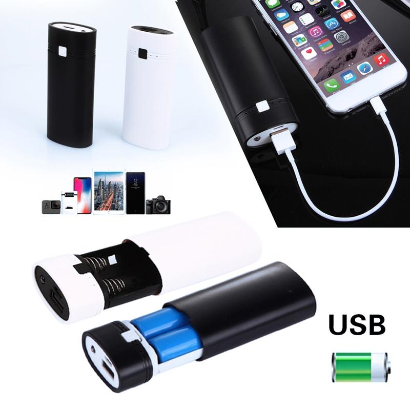 Hộp Đựng Pin 18650 Cầm Tay Rỗng Hộp Đựng Power Bank Hộp Bên Ngoài, Bộ Dụng Cụ Tự Làm 2