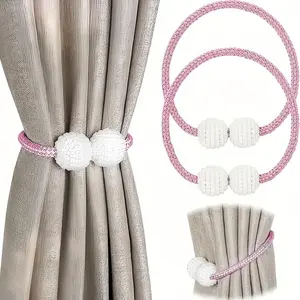 Tali Pengikat Gorden Mutiara 1 PC Pengait Hordeng Curtain Ball Dekorasi Jendela Rumah Murah.