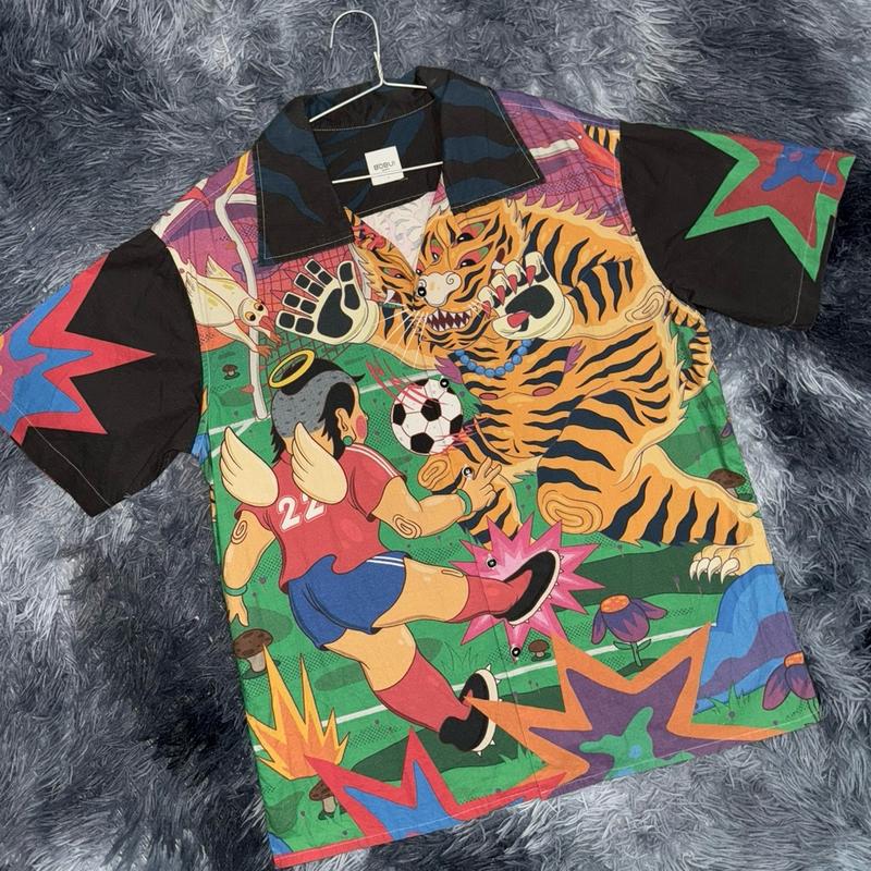 (new) áo sơ mi bobui tiger size S 0