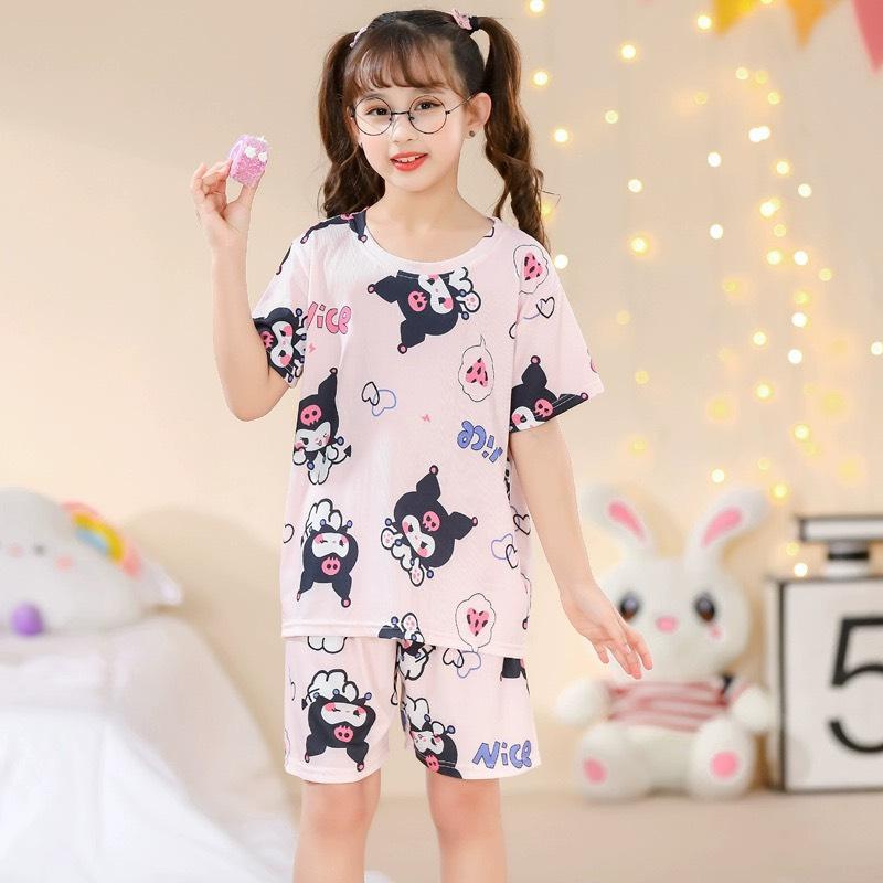 Sét bộ( COROMI GẤU DÂU ) đáng yêu dành bé gái đáng yêu size 9-45 kg CHẤT LIỆU MỀM MỊN CO GIÃN ( mã 110) Quần Cho Bé