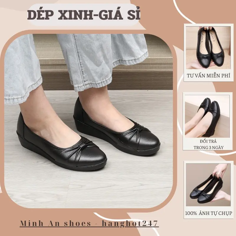 [TẶNG MẸ TẶNG BÀ ] Giày nhựa có nơ đi mưa nữ xinh xắn dáng công sở , GIÀY NỮ TRUNG NIÊN ÊM MỀM DÁNG THANH LỊCH