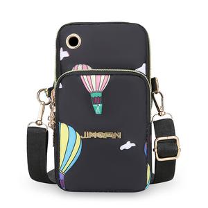 Beg Telefon untuk Wanita, Gaya Baru, Beg Mini Silang Badan, Beg Kain Oxford Serba guna, Dompet Syiling Klac Menegak Bags Crossbody