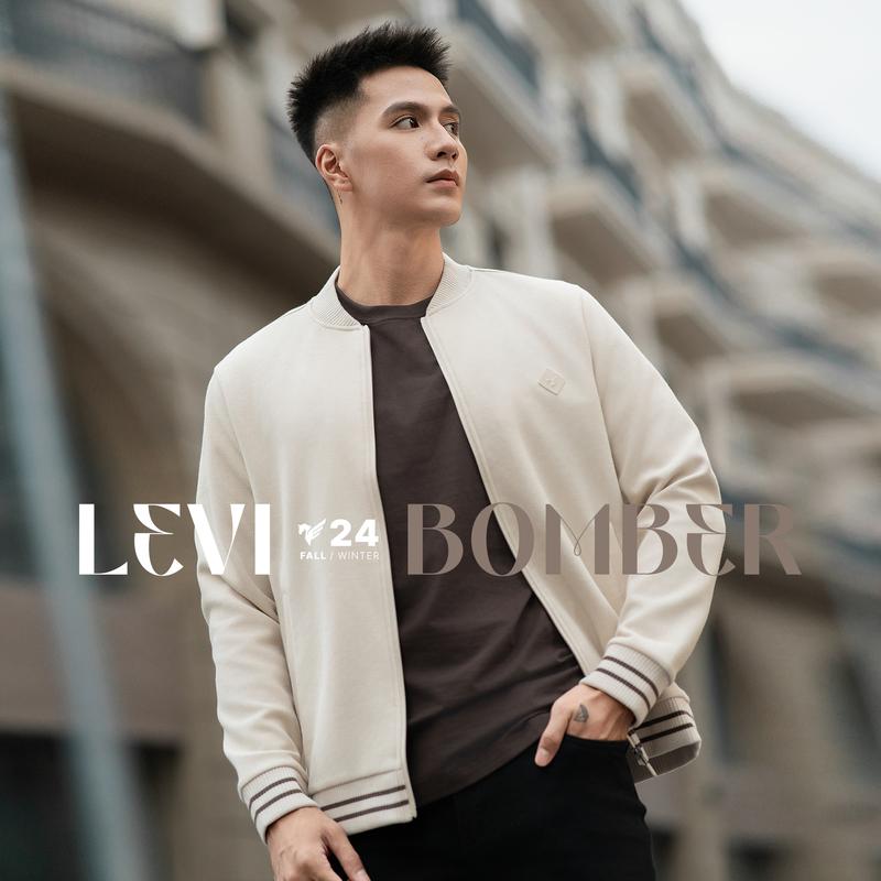 Áo khoác nỉ 2 lớp TORANO mặt vải hiệu ứng cá tính, trẻ trung CS004 Menswear Nam Jacket