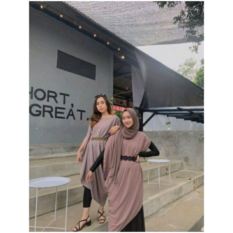 outer kaftan kondangan kaftan modern kaftan rinjani Gamis Tebal 2