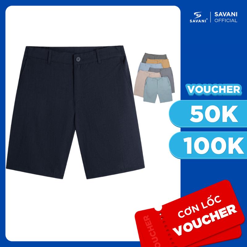 Quần đùi nam SAVANI short đũi form regular fit , mềm mại, thoáng khí, màu sắc đa dạng- MSL002S4 Menswear