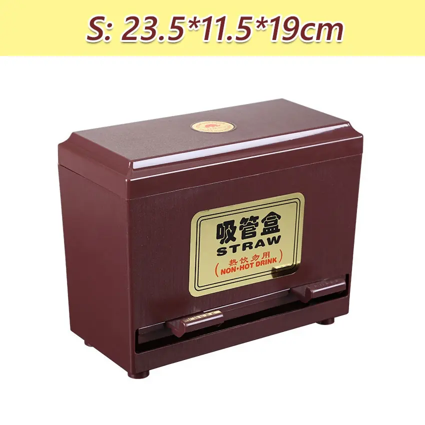 Straw Dispenser Pressing Type Straw Box Straw Storage Box Straw ...