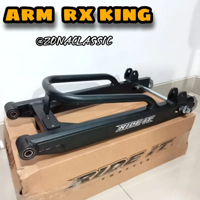 SWING ARM RX KING  LENGAN AYUN SUPIT RX KING SILVER HITAM RIDE IT 2