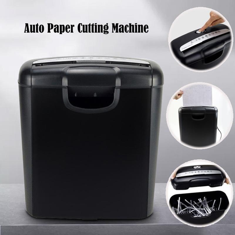 Teemo Paper Cutting Machine Straight Cut Paper Shredder 6 Strip ...