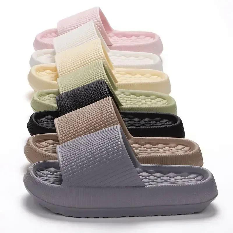 Buy Slippers Women Flip Flops Summer Platform Wedges Sandals Plus Size Fashion Casual Comfortable Beach Slippers Ladies