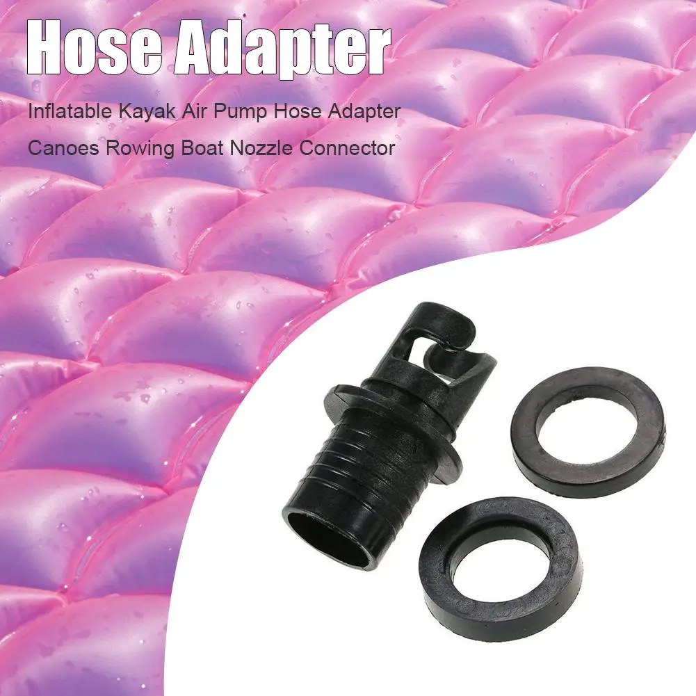 Inflatable Air Pump Hose Adapter Canoes Rowing Boat Nozzle Connector