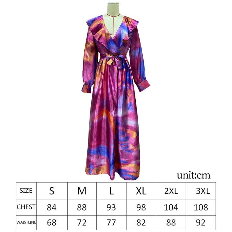 Product Introduction of Đầm Maxi, Dài Tay, Dành Cho Nữ, In Họa Tiết, Phong Cách Bohemian, Thích Hợp Cho Buổi Tối, Tiệc, Đi Công Tác Và Bãi Biển, Trang Phục Dự Tiệc, Thời Trang 1
