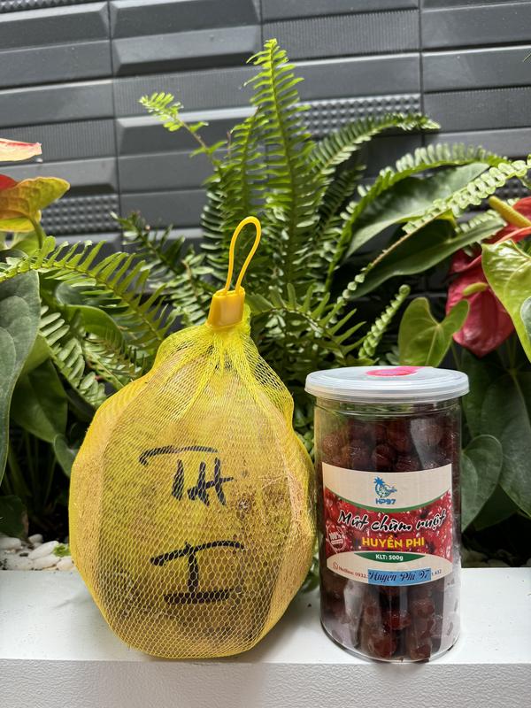   Combo 1 DỪA SÁP ĐẶC NHỎ 700g đến dưới 1kg  + 1 MỨT CHÙM RUỘT 500g   