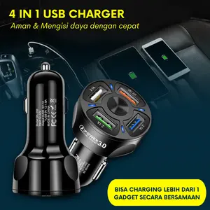 Thunderbolt Car Charger - Charger mobil 4in1