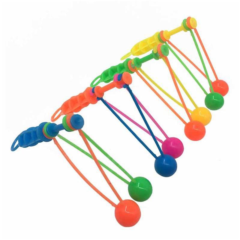 Product Introduction of 1Pcs School Toys Latto Latto Handle Hand-Cranked Double Touch Ball Plastic Classic Nostalgic Casual Toy Children's Day 18