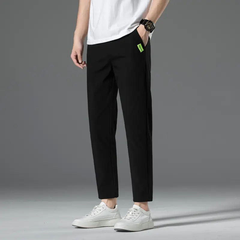 Celana Panjang Unisex Tipis Kain Peregangan Kasual Cepat Kering Pants Dingin Dan Bernapas 3010 5