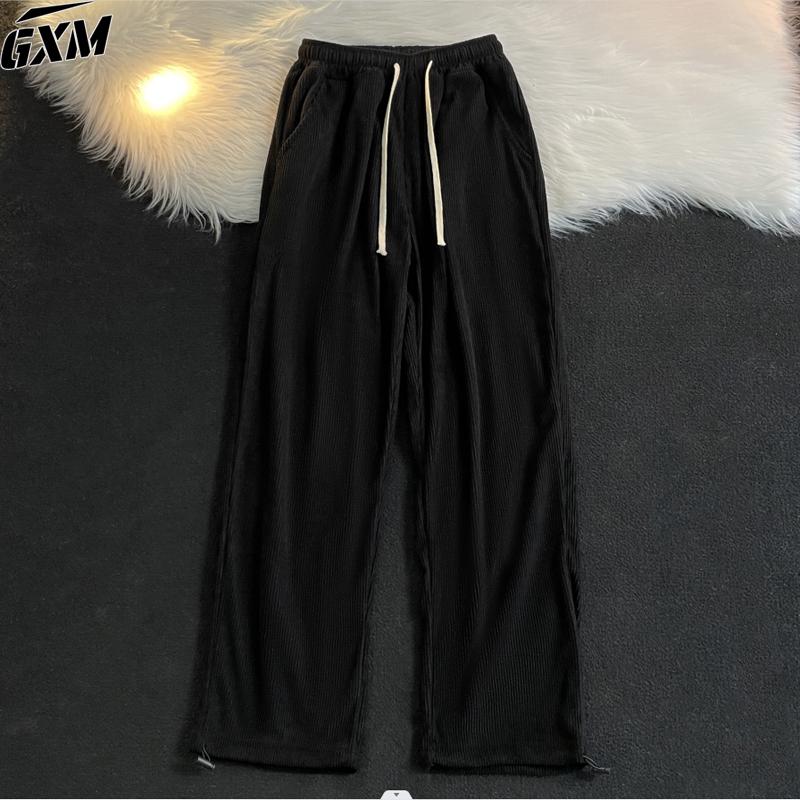 Product Introduction of celana corduroy pria celana cargo corduroy pria celana korea Celana Kasual hitam Casual Model lurus pria celana korduroy Mode retro gaya Korea kain tahan kerut Mode untuk Korduroi Celana Kasual celana kargo premium celana gombrang pria 4