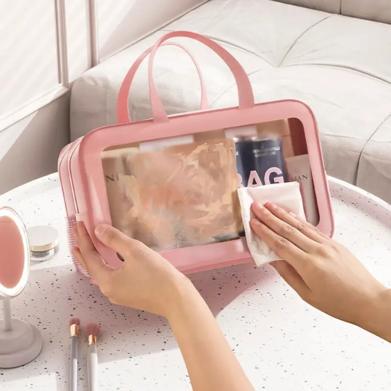 U-Living Washbag Double Layer Tas Make Up Kosmetik Tas Travel Organizer AO012 Wanita Cewek 4