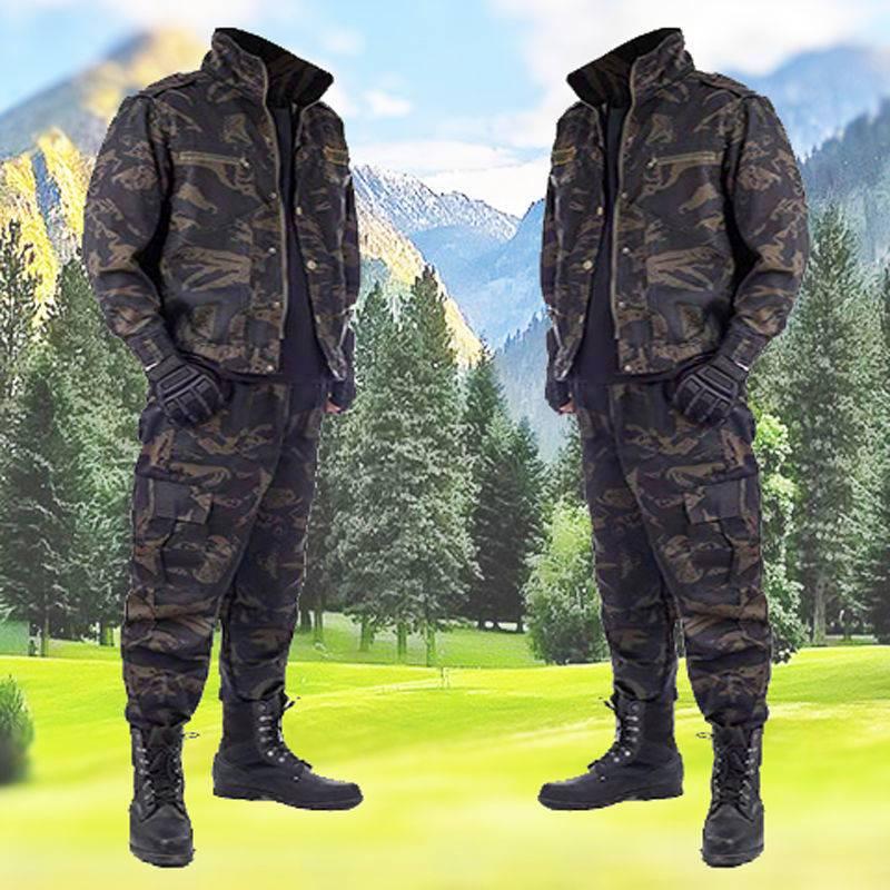 Bộ Quần Áo Rằn Ri, Dành Cho Nam Giới, Thích Hợp Cho Mùa Xuân Và Mùa Thu, Dày Dặn, Thích Hợp Cho Quần Áo Làm Việc Và Bảo Hộ Lao Động Phục Hồi Ô Tô Ngoài Trời, Chống Mài Mòn Và Bám Bẩn, Đồng Phục Bảo Hộ Lao Động, Trang Phục Nam