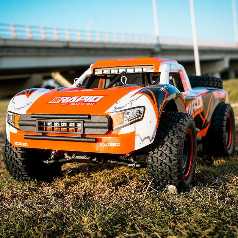 1:14 4WD Remote Control High Speed Car, Brushless Motor RC Car with LED Lights, Off Road Remote Control Car, Birthday Gift for Adults & Teens 6