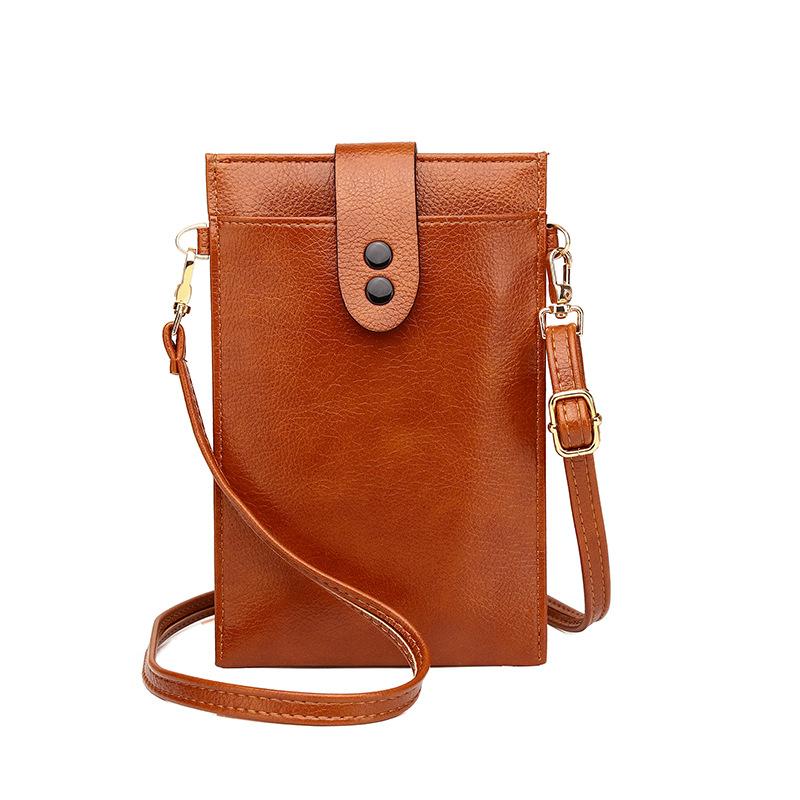 Online Red Japanese Style Artistic Retro Shoulder Bag Simple Casual Vertical Mini Bag Korean Style 2024 Crossbody Phone Bag 3
